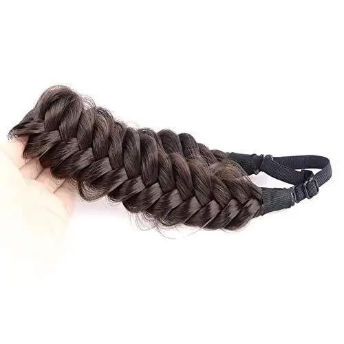 Synthetic Hair Braided Headband - Image 9