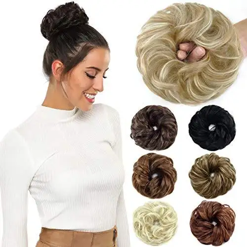 Synthetic Hair Bun Chignon - Image 18
