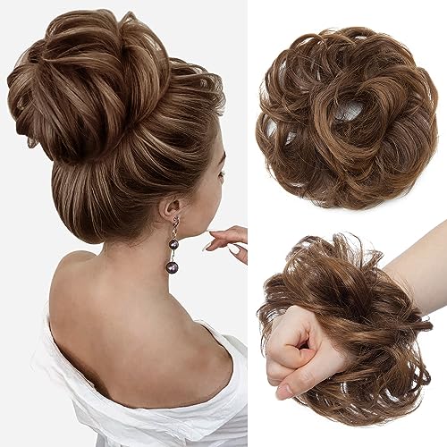 Synthetic Messy Bun Hair Piece for Women - Image 107
