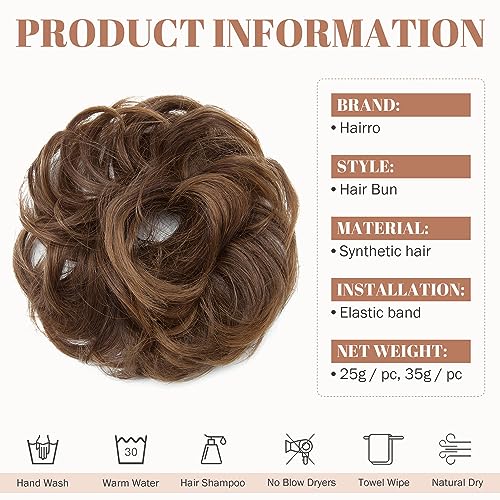 Synthetic Messy Bun Hair Piece for Women - Image 108