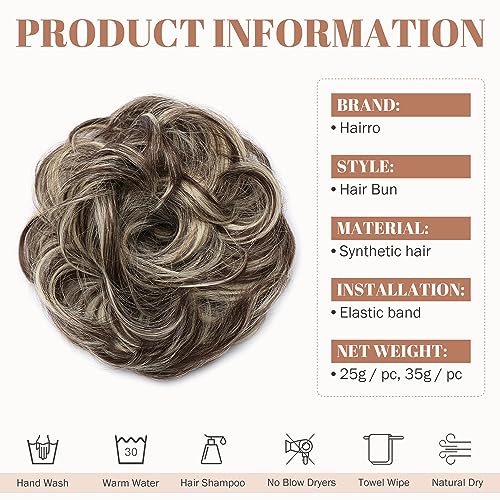 Synthetic Messy Bun Hair Piece for Women - Image 113