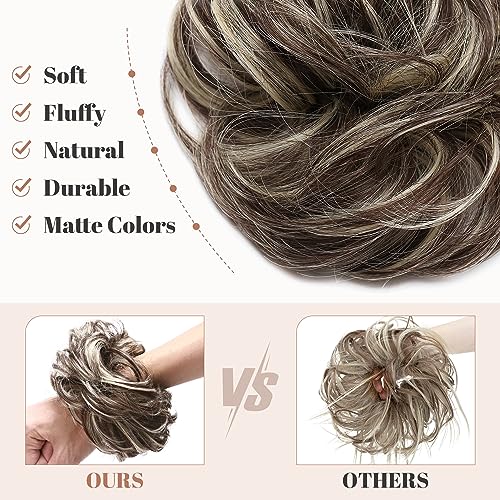 Synthetic Messy Bun Hair Piece for Women - Image 114