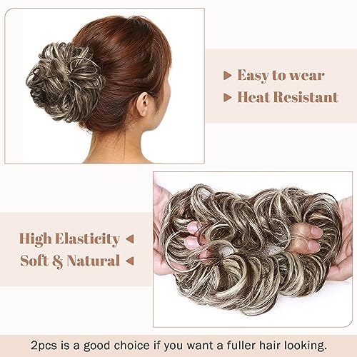 Synthetic Messy Bun Hair Piece for Women - Image 115