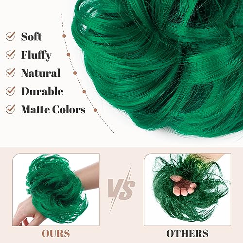 Synthetic Messy Bun Hair Piece for Women - Image 14
