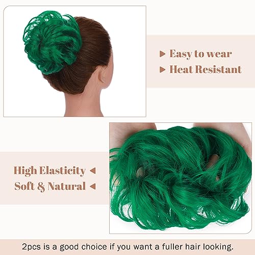 Synthetic Messy Bun Hair Piece for Women - Image 15