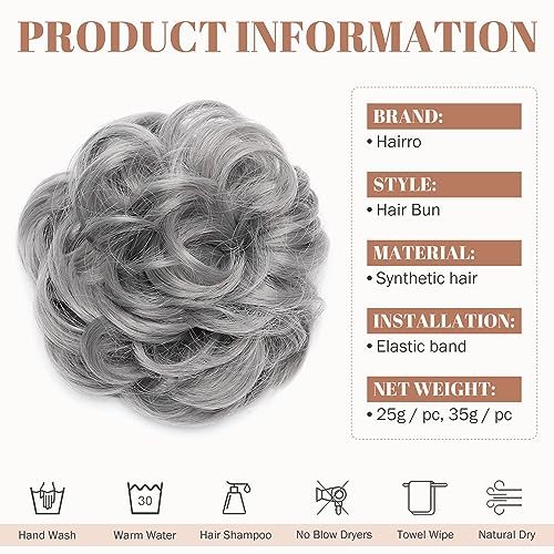 Synthetic Messy Bun Hair Piece for Women - Image 2