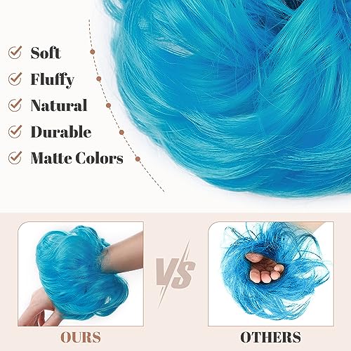 Synthetic Messy Bun Hair Piece for Women - Image 20