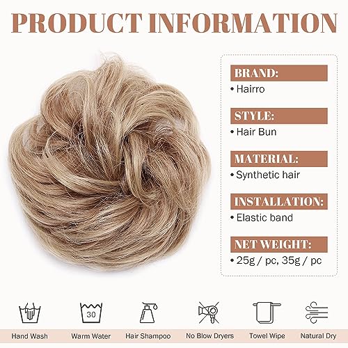 Synthetic Messy Bun Hair Piece for Women - Image 28