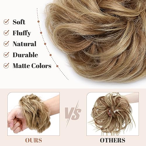 Synthetic Messy Bun Hair Piece for Women - Image 30