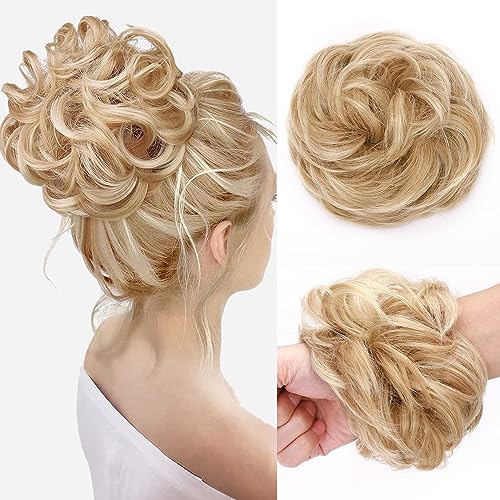 Synthetic Messy Bun Hair Piece for Women - Image 42