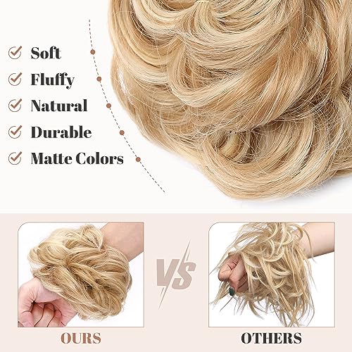 Synthetic Messy Bun Hair Piece for Women - Image 45