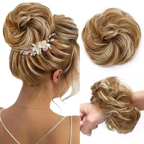 Synthetic Messy Bun Hair Piece for Women - Image 57