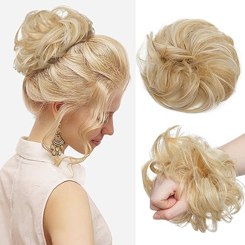 Synthetic Messy Bun Hair Piece for Women - Image 67