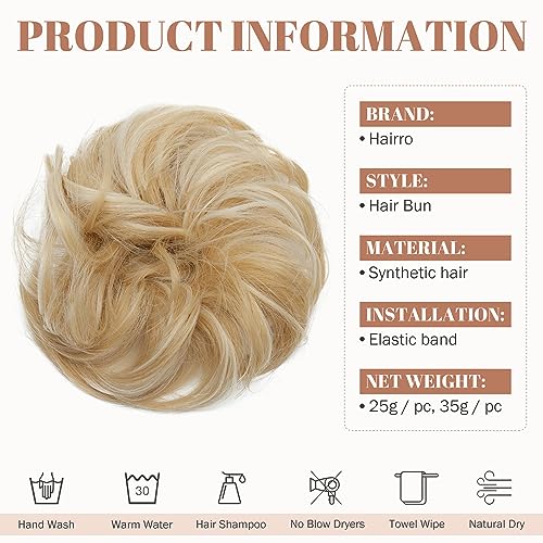Synthetic Messy Bun Hair Piece for Women - Image 68