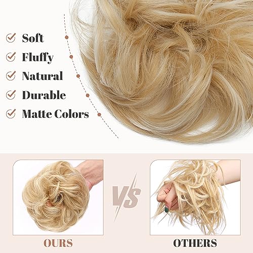 Synthetic Messy Bun Hair Piece for Women - Image 69