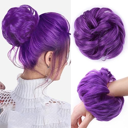 Synthetic Messy Bun Hair Piece for Women - Image 7