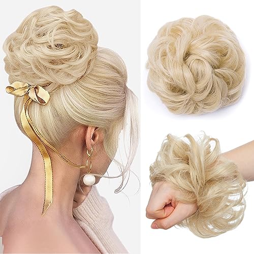 Synthetic Messy Bun Hair Piece for Women - Image 72