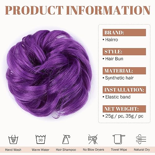 Synthetic Messy Bun Hair Piece for Women - Image 8