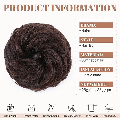 Synthetic Messy Bun Hair Piece for Women - Image 88