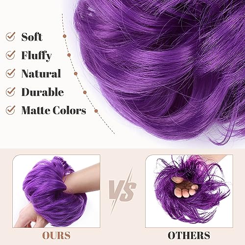 Synthetic Messy Bun Hair Piece for Women - Image 9