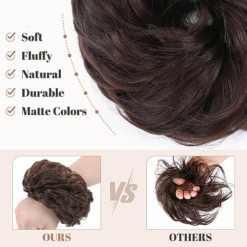 Synthetic Messy Bun Hair Piece for Women - Image 90