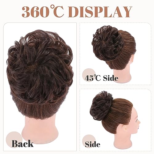 Synthetic Messy Bun Hair Piece for Women - Image 91
