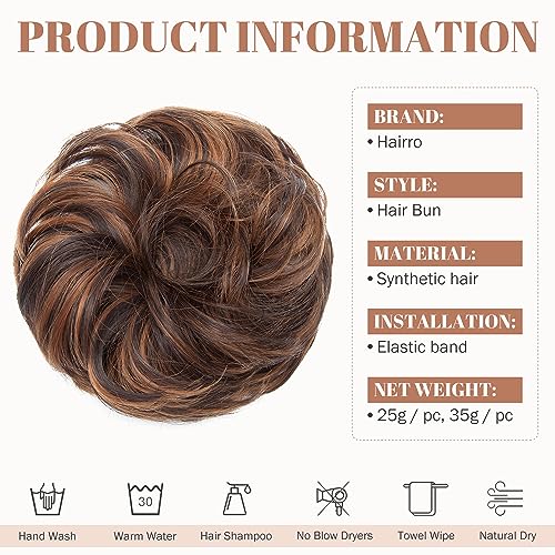Synthetic Messy Bun Hair Piece for Women - Image 98