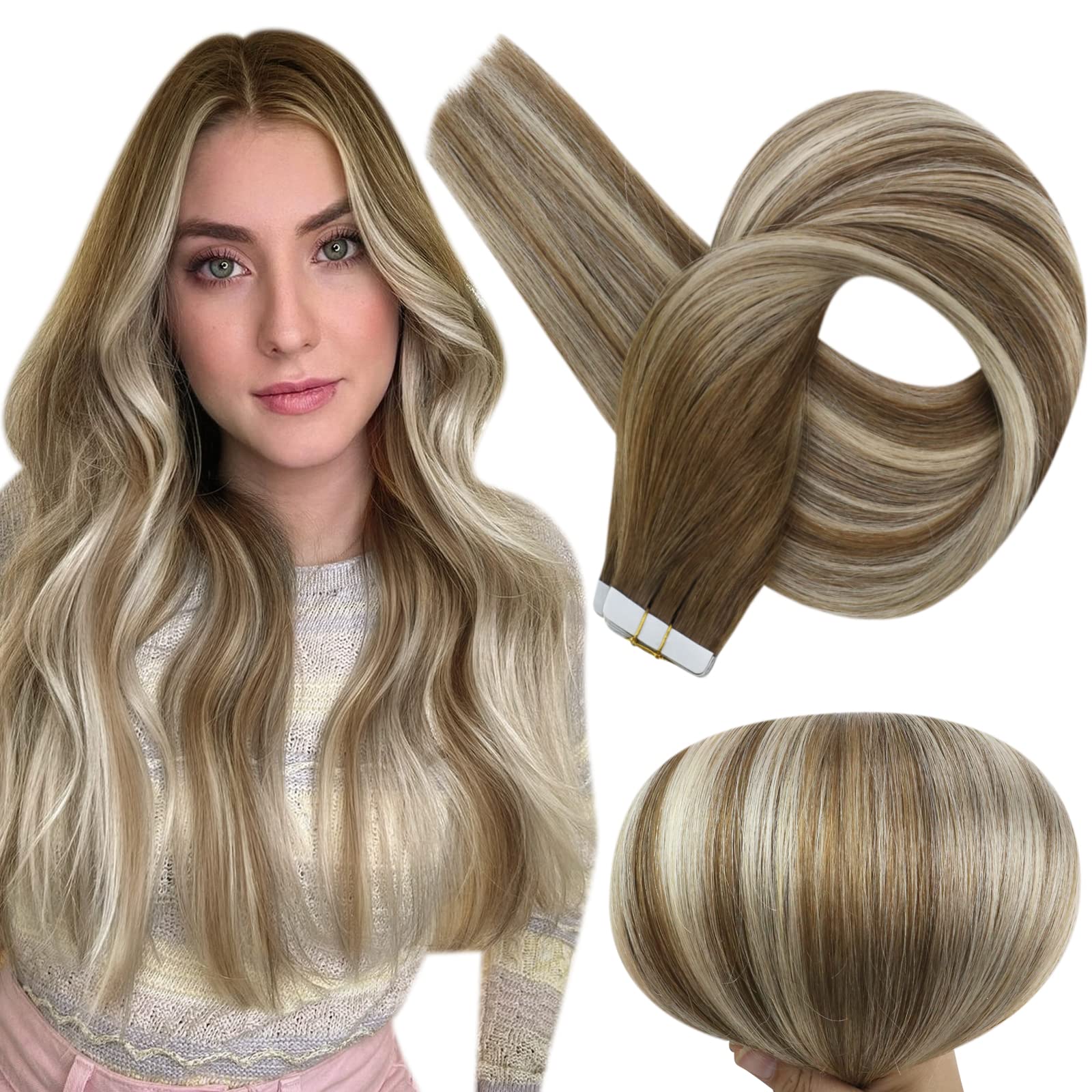 Tape in Hair Extensions Human Hair - Image 10