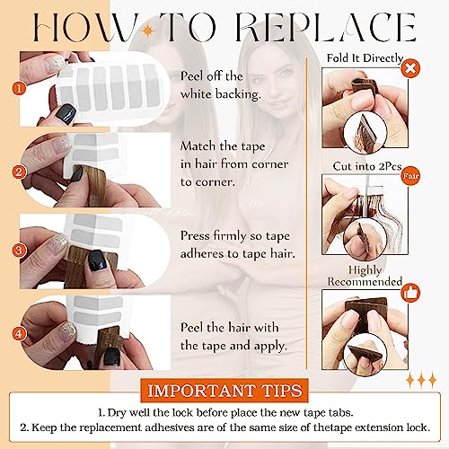 Tape in Hair Extensions Human Hair - Image 102
