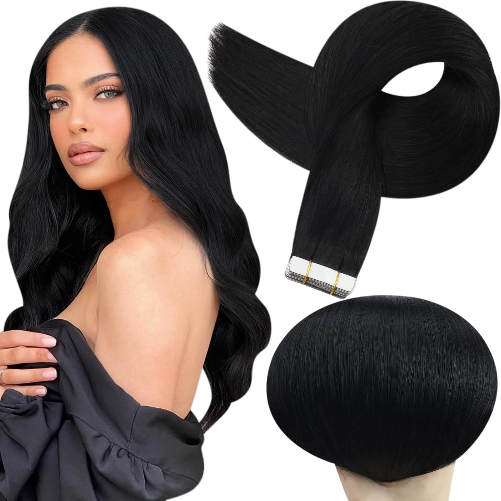 Tape in Hair Extensions Human Hair - Image 112
