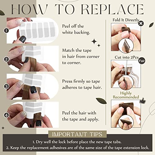 Tape in Hair Extensions Human Hair - Image 121