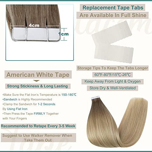 Tape in Hair Extensions Human Hair - Image 136