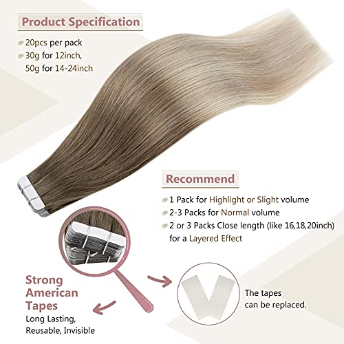 Tape in Hair Extensions Human Hair - Image 143