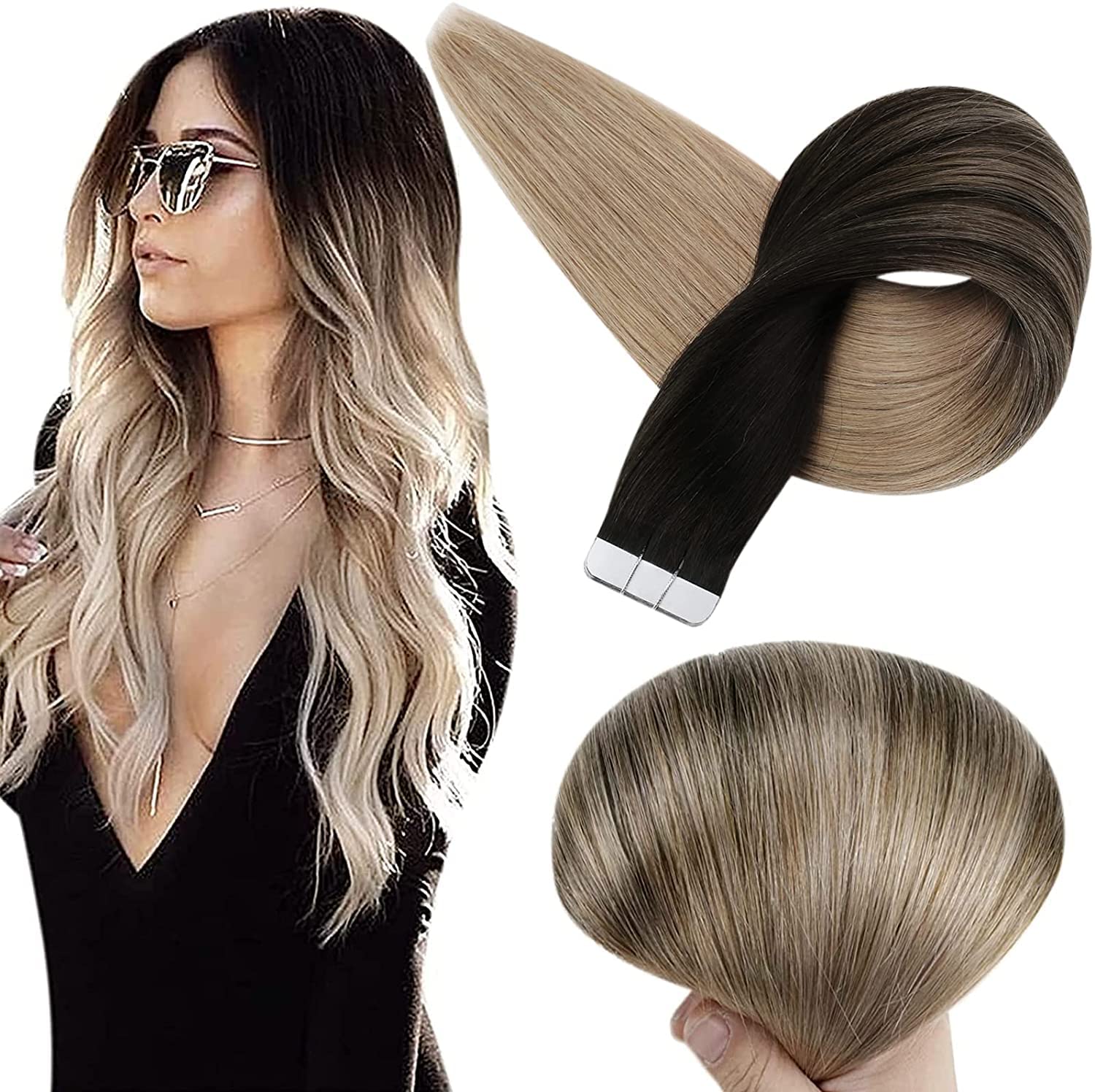 Tape in Hair Extensions Human Hair - Image 152