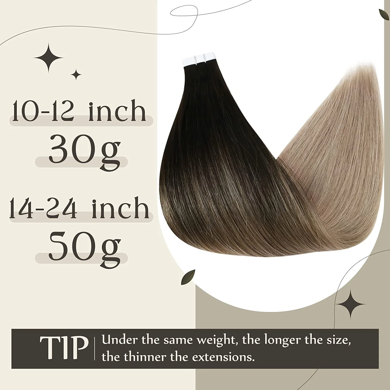 Tape in Hair Extensions Human Hair - Image 154
