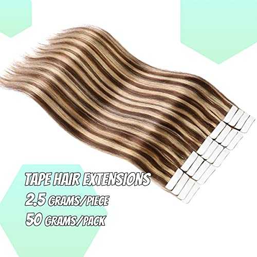 Tape in Hair Extensions Human Hair - 20 Pcs 50 Grams - Image 106