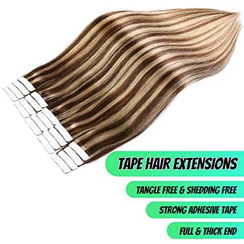 Tape in Hair Extensions Human Hair - 20 Pcs 50 Grams - Image 107