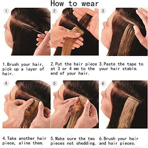 Tape in Hair Extensions Human Hair - 20 Pcs 50 Grams - Image 132