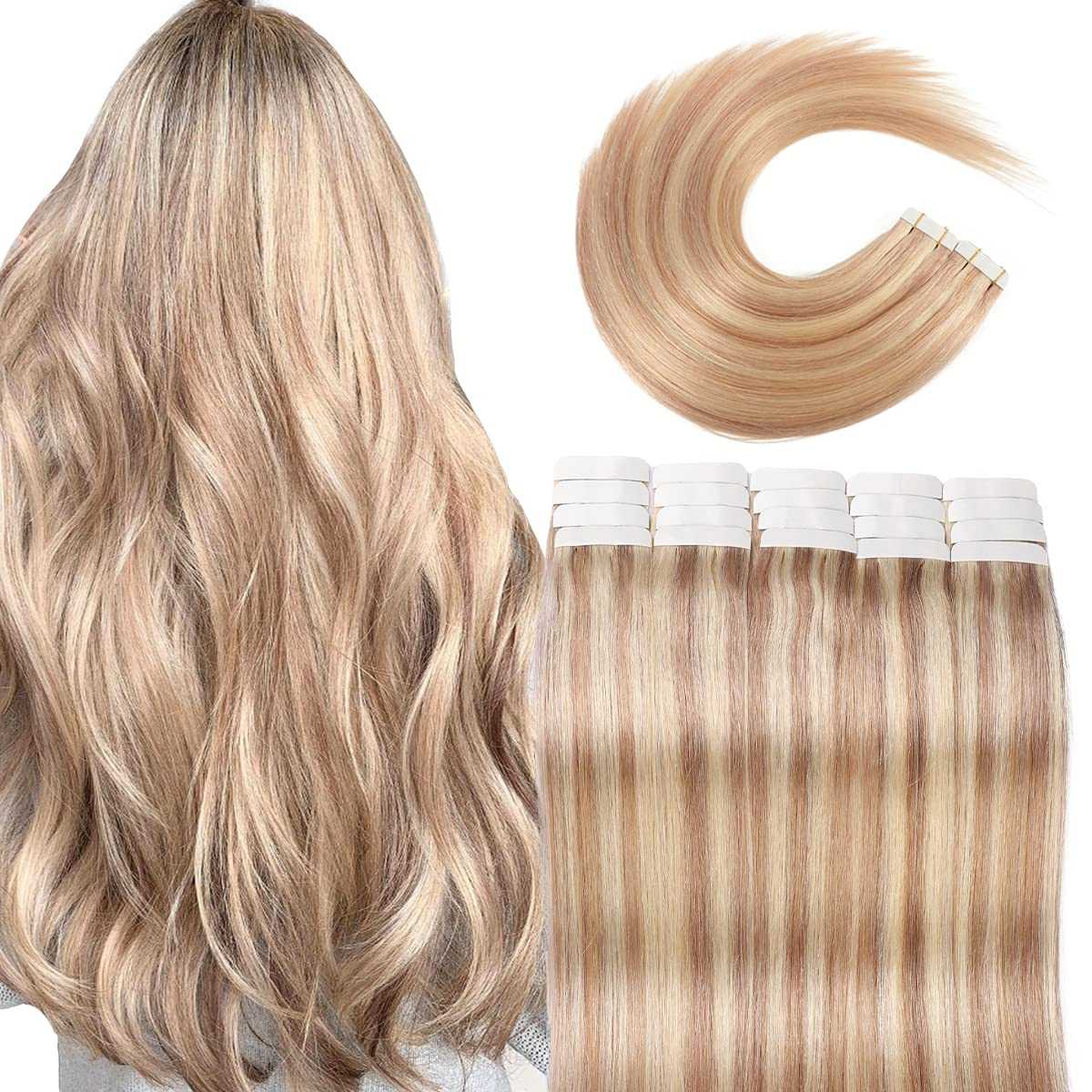 Tape in Hair Extensions Human Hair - 20 Pcs 50 Grams - Image 15