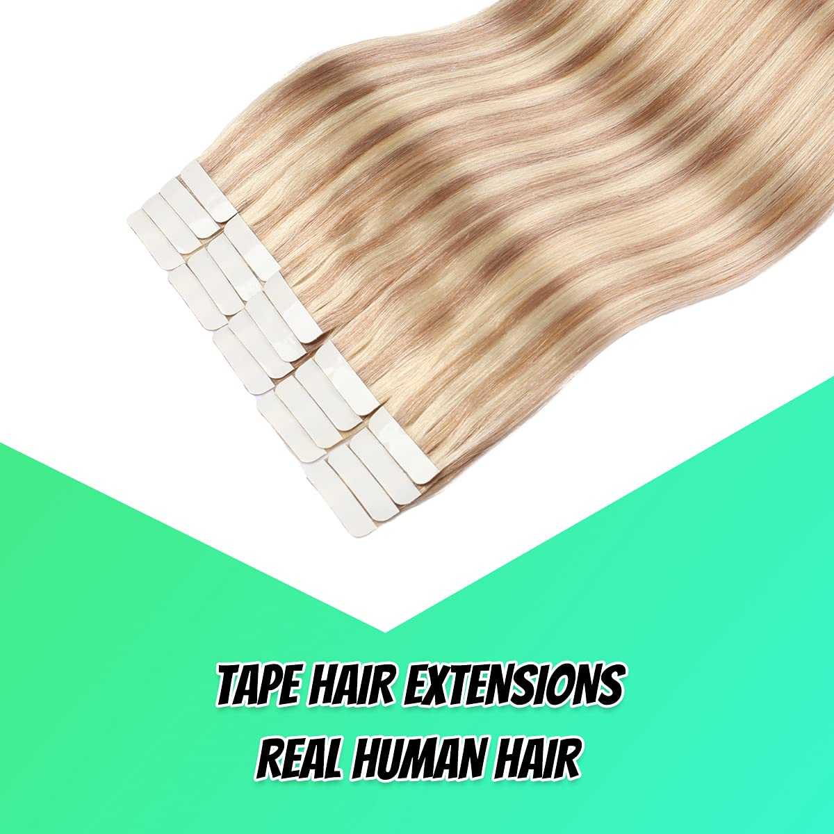 Tape in Hair Extensions Human Hair - 20 Pcs 50 Grams - Image 16