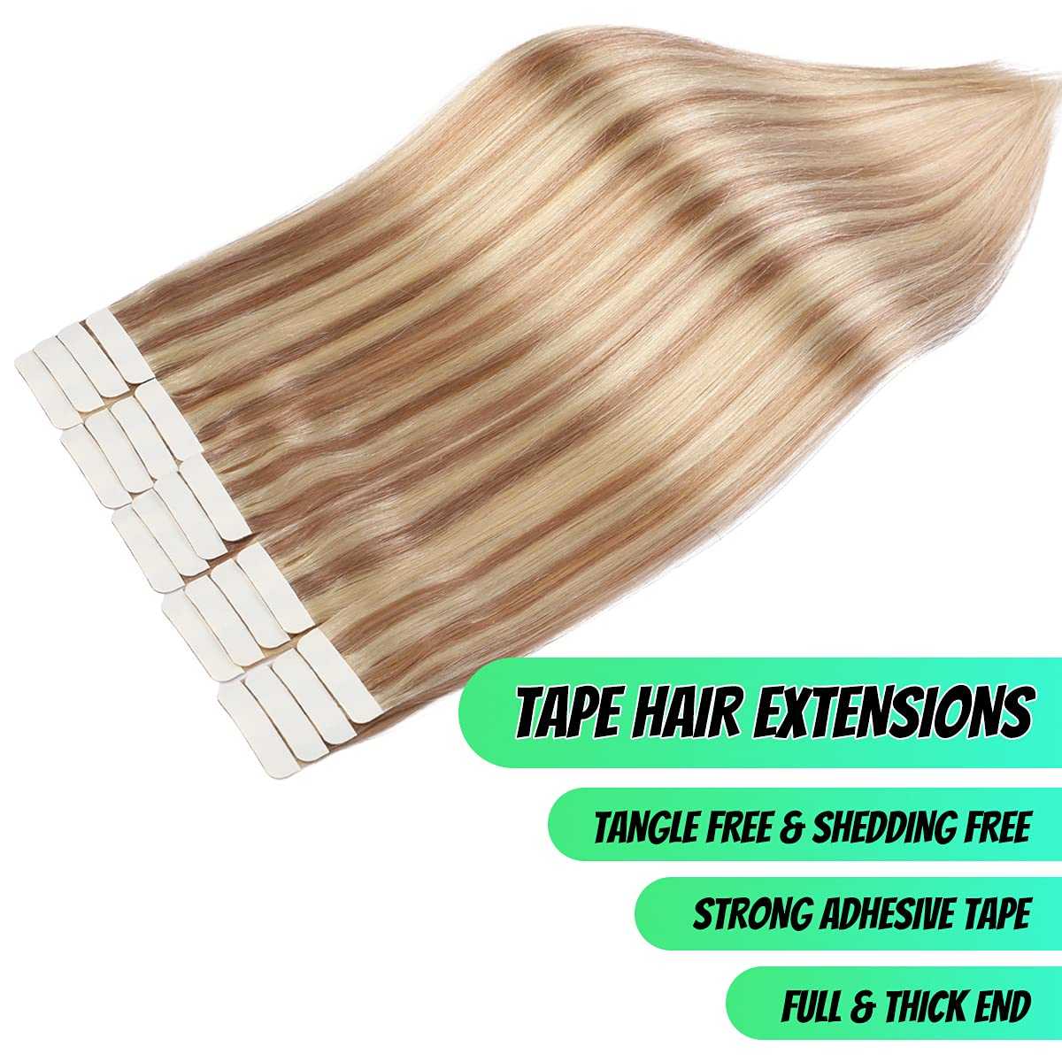 Tape in Hair Extensions Human Hair - 20 Pcs 50 Grams - Image 18