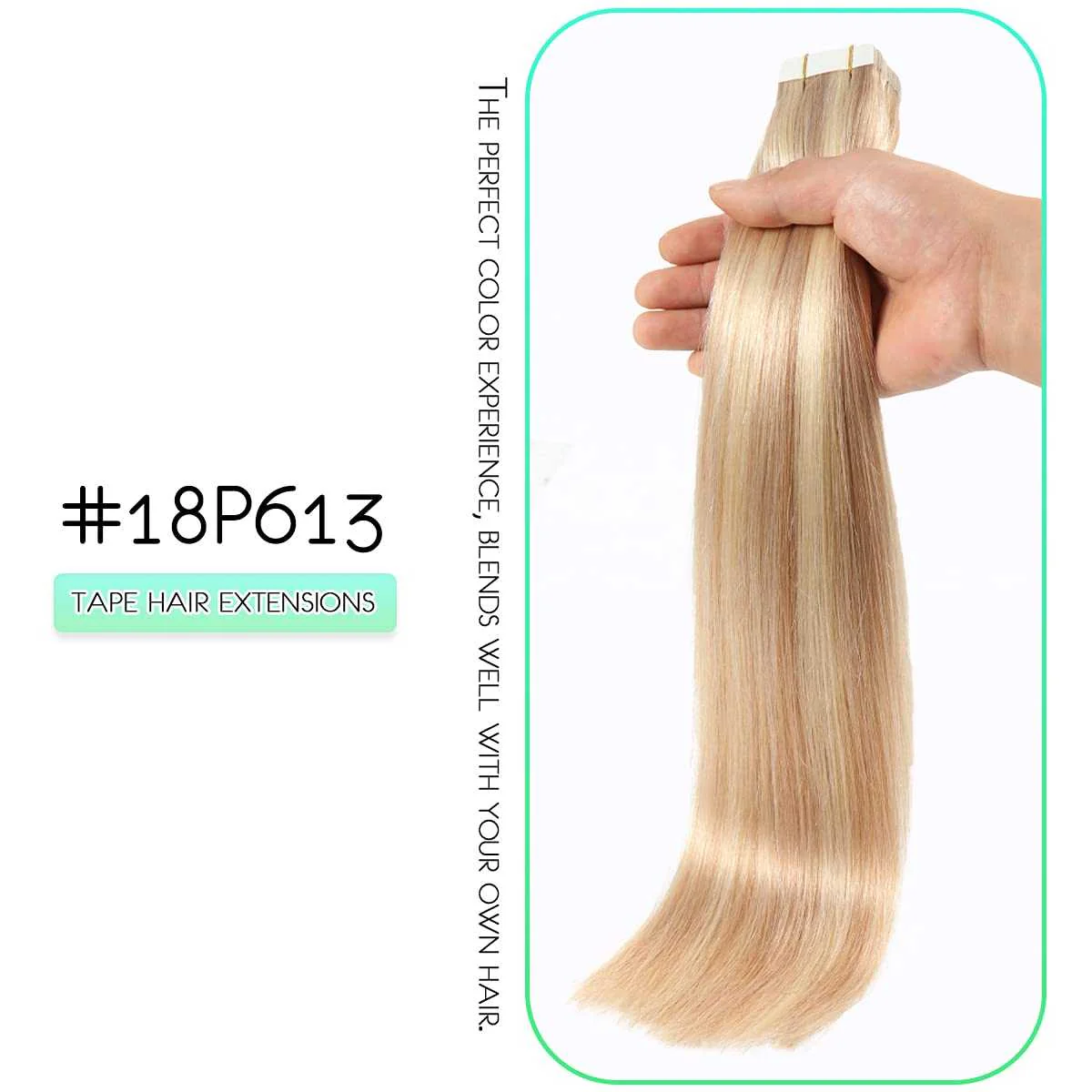 Tape in Hair Extensions Human Hair - 20 Pcs 50 Grams - Image 20