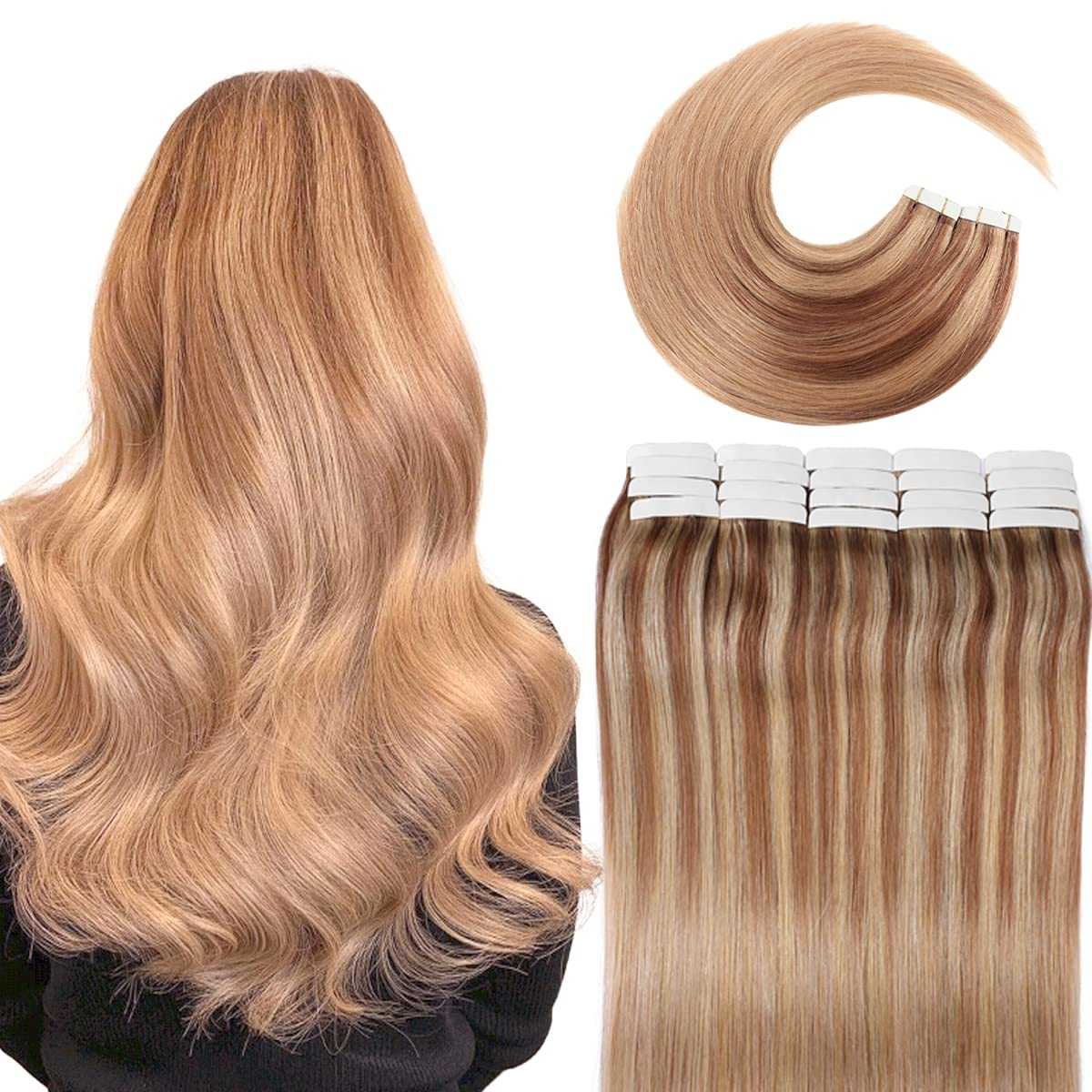 Tape in Hair Extensions Human Hair - 20 Pcs 50 Grams - Image 22