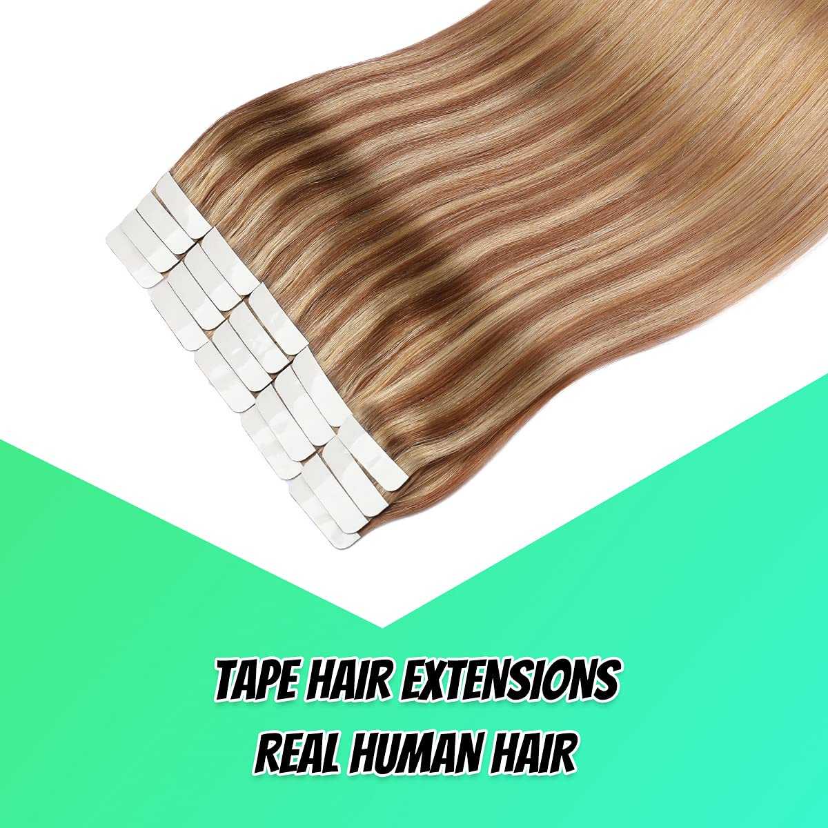 Tape in Hair Extensions Human Hair - 20 Pcs 50 Grams - Image 23