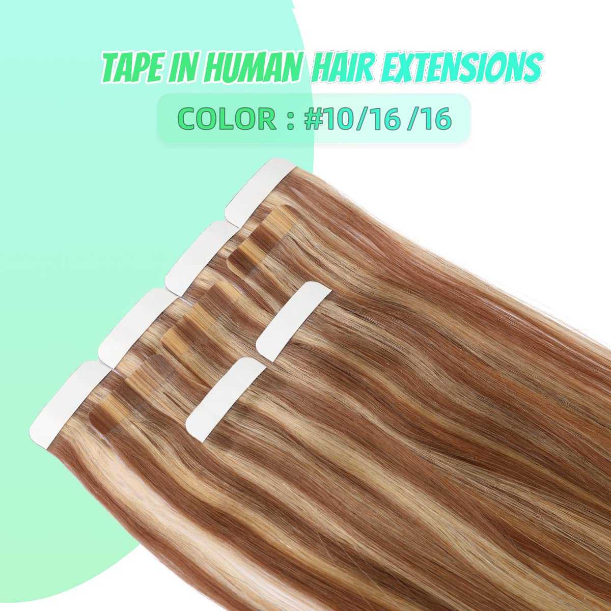 Tape in Hair Extensions Human Hair - 20 Pcs 50 Grams - Image 26