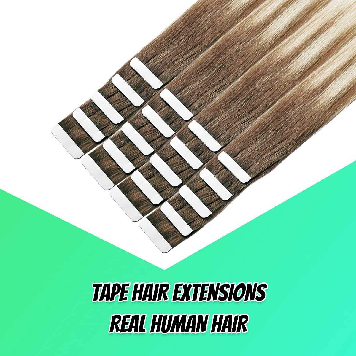 Tape in Hair Extensions Human Hair - 20 Pcs 50 Grams - Image 30