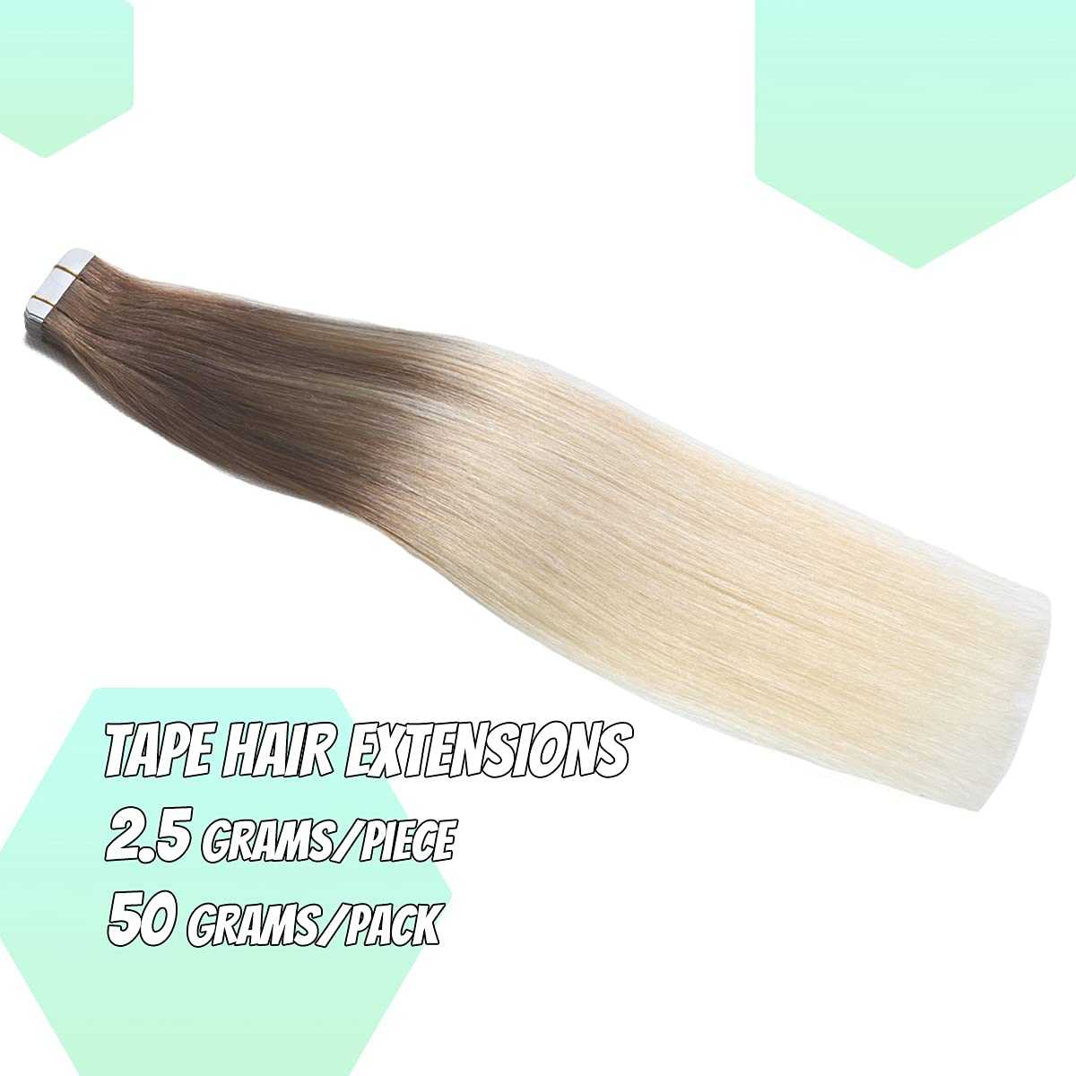 Tape in Hair Extensions Human Hair - 20 Pcs 50 Grams - Image 31