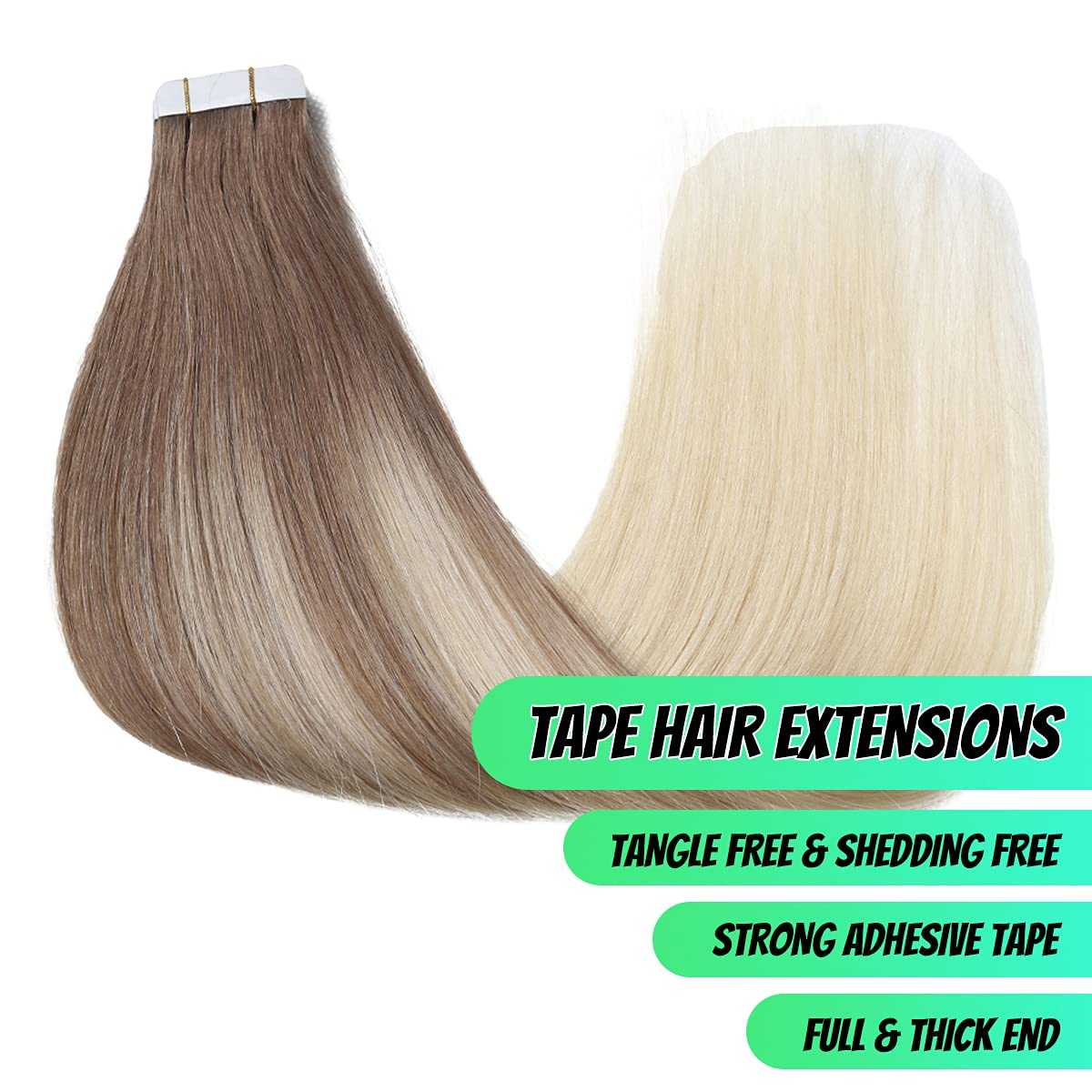 Tape in Hair Extensions Human Hair - 20 Pcs 50 Grams - Image 32