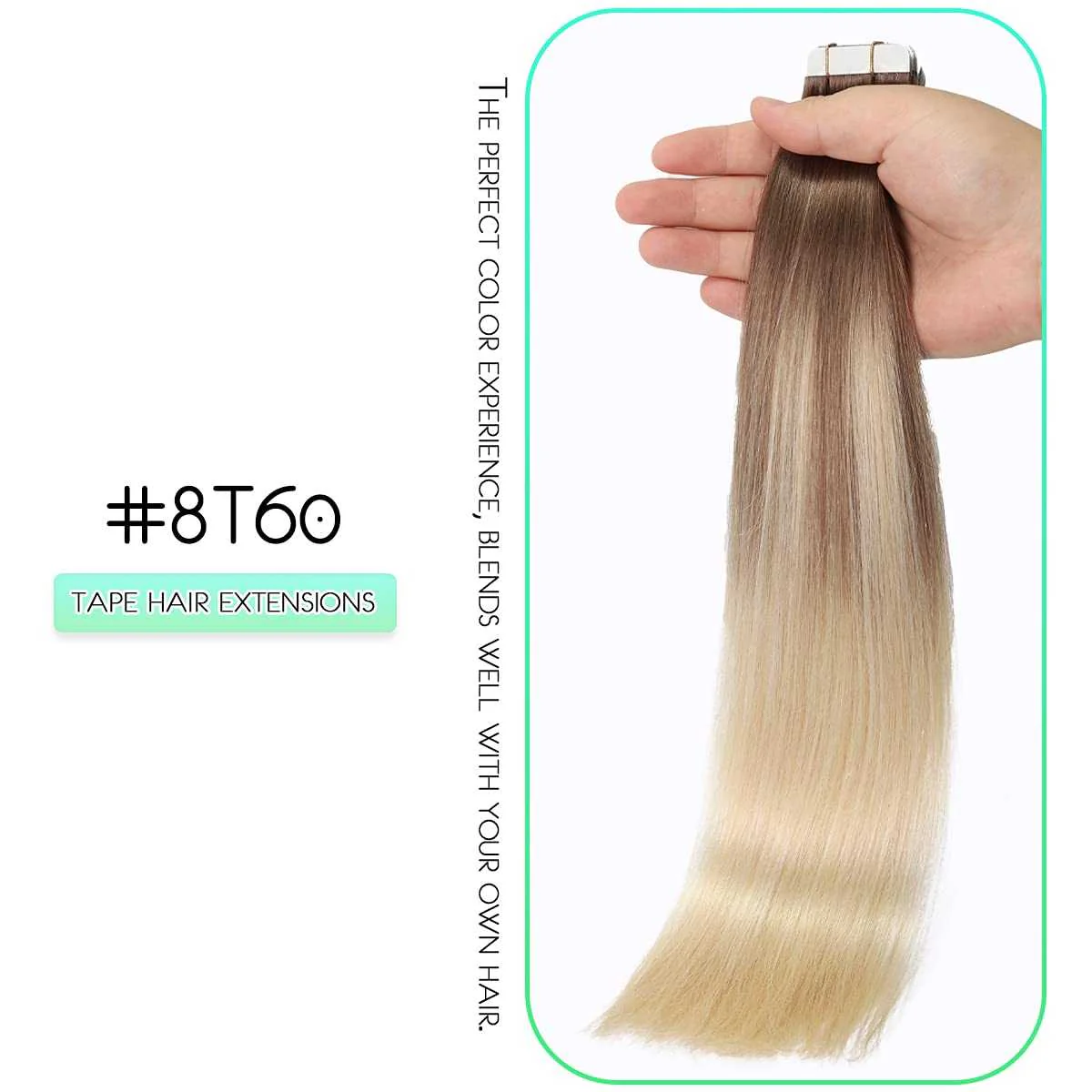 Tape in Hair Extensions Human Hair - 20 Pcs 50 Grams - Image 34