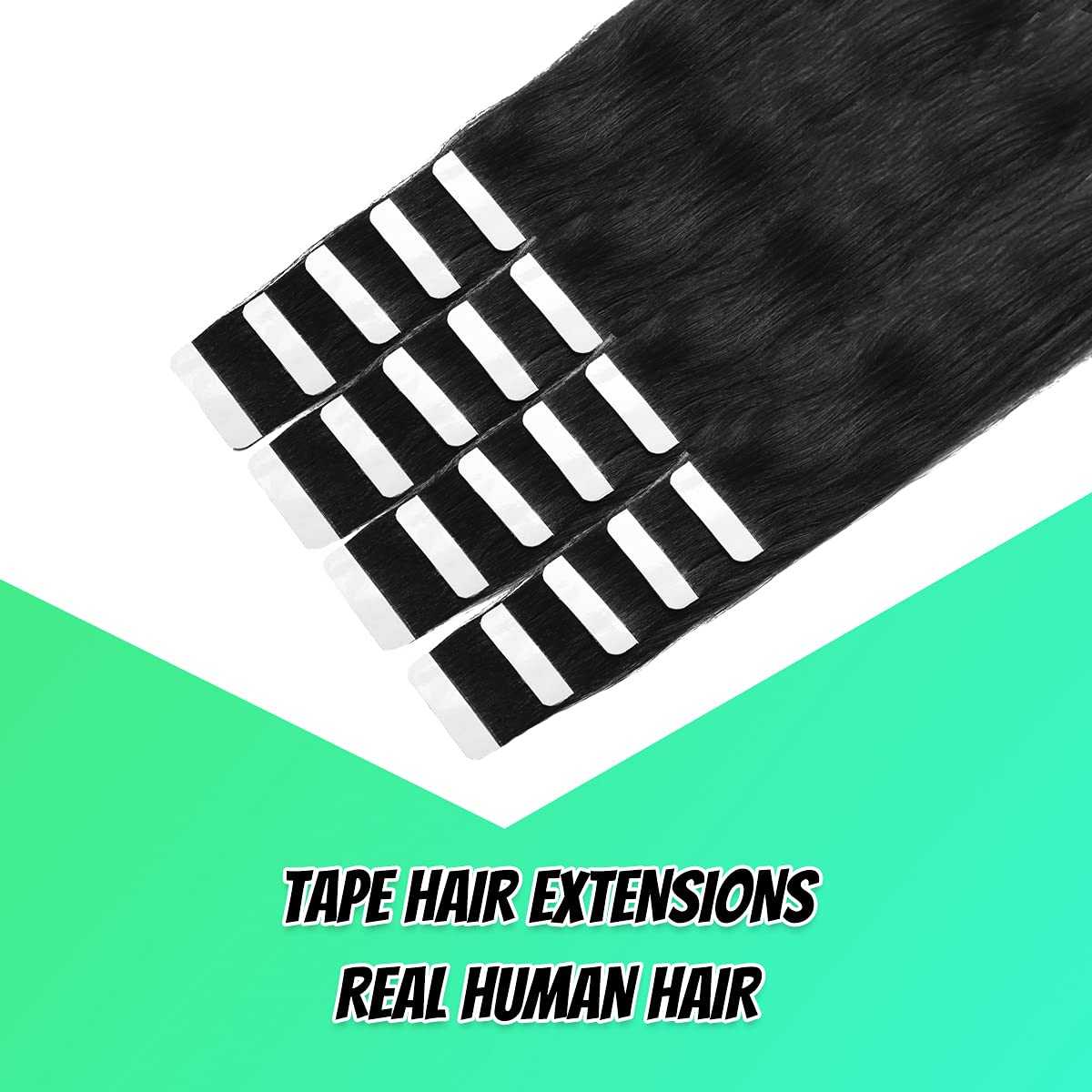 Tape in Hair Extensions Human Hair - 20 Pcs 50 Grams - Image 36